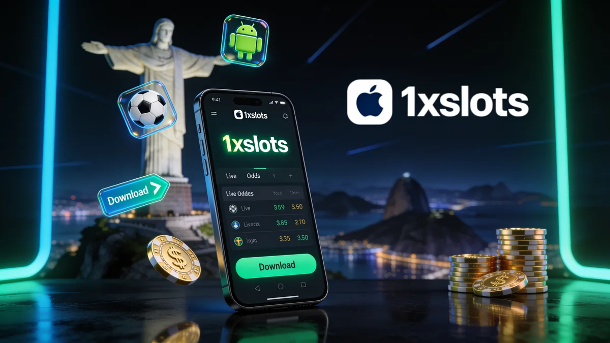 Como baixar o 1xslots para Android para jogadores no Brasil